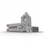 Modules and transceivers LINDY  USB PORT BLOCKER 4PACK/WHITE 40454