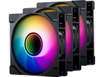 PHANTEKS M25 Gen2 PWM D-RGB L&uuml;fter, 3er-Pack - Reverse Blade, 120mm, schwarz