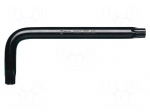 Wrench: Torx&reg; | TX30 | Overall len: 70mm | steel | short | BlackLaser