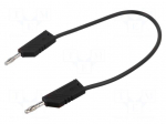 Test lead | 60VDC | 30VAC | 32A | Len: 250mm | black | Material: brass