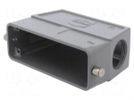 Enclosure for connectors: HDC | Type: high | Gland: M32