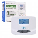 PNI CT28 PRO wireless thermostat control unit, for underfloor heating, compatible with the PNI CT28M solenoid valve control module and with the PNI CT28WIFI Hub for control from the Tuya Smart applica