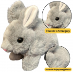M&auml;nguala | PC | Konsoolid | Tarvikud // M&auml;nguasjad ja m&auml;ngud lastele // Pluszowa Maskotka Przytulanka Zając Kr&oacute;lik Szary 18cm
