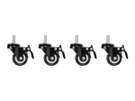 Lanberg | Castors with thread and brake for wall mounting cabinets