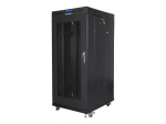 Servers Lanberg  Rack cabinet 19" free-standing 27U/600x800 (flat pack) with mesh door ICD V2, black |