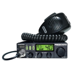 CB President radio station MARTIN ASC, Roger Beep, Scan, ANL Filter, 4W, 12V / 24V with Multicolored Display