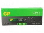 Battery: alkaline | AAA | 1.5V | non-rechargeable | 10pcs.