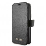 Book case Guess Apple iPhone 12/12 Pro Iridescent Book Case Black