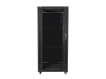 Lanberg FF01-6827-12B rack cabinet 27U Freestanding rack Black