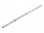 LED tape | white warm | 2216 | LED/m: 120 | 8mm | white PCB | IP20 | 120&deg;