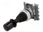 Switch: joystick | Stabl.pos: 1 | 22mm | black | Illumin: none | Pos: 4