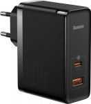 Charger Baseus GaN5 Pro 1x USB-A 1x USB-C Black