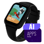 Garett Kids Vibe AI 4G Smartwatch Black
