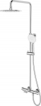 Virgo bathroom system, with thermostatic mixer,