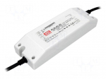 Power supply: switched-mode | LED | 46W | 20VDC | 15&divide;20VDC | 2.3A | IP64