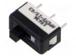 Switch: slide | Pos: 2 | SPDT | 1A/30VDC | ON-ON | PCB | Leads: for PCB