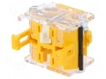 Contact block | 22mm | 04 | -40&divide;55&deg;C | front fixing | Contacts: NO | 10A