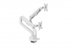 Arozzi Desk Mount | Neo Duo - Gas Spring Monitor Arm AZ-ALZARE-NEO-DUO-WT | Tilt