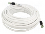 Patch cord | S/FTP | Cat 6a | RJ45 plug,both sides | stranded | Cu | 15m