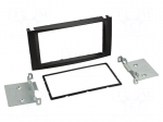 Radio frame | VW | 2 DIN | black
