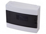 Enclosure: for modular components | IP40 | wall mount | white | 40 CD