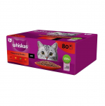 WHISKAS Classic Meals in sauce Poultry, Lamb, Beef, Chicken - wet cat food - 80x85g