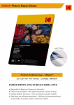 Kodak 180gsm 9.1 mil Glossy A4x25