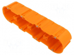 Enclosure: junction box | X: 71mm | Y: 283mm | Z: 63mm | orange