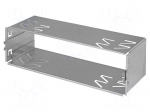 Car radio mounting half frame | 1 DIN | zinc | Alpine