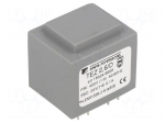 Transformer: encapsulated | 2.5VA | 400VAC | 24V | 104.1mA | IP00 | 120g