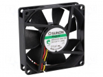 Fan: DC | axial | 12VDC | 80x80x20mm | 61.16m3/h | 38dBA | Vapo | Len: 300mm