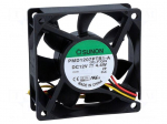 Fan: DC | axial | 12VDC | 70x70x25mm | 83.25m3/h | 45dBA | ball bearing