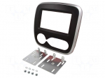 Radio frame | Opel | 2 DIN | black-grey