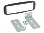 Radio frame | Renault | 1 DIN | black