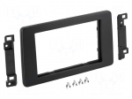 Radio frame | Renault | 2 DIN | black