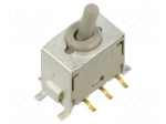 Switch: toggle | Pos: 2 | SPDT | ON-ON | 0.1A/28VAC | 0.1A/28VDC | G3T
