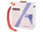Heat shrink sleeve | 2: 1 | 12.7mm | L: 5m | red | Wall thick: 0.6mm
