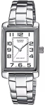 Casio Timeless LTP-1234PD-7BEG Women&rsquo;s Watch 21mm Silver Case White Dial