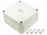 Enclosure: multipurpose | X: 130mm | Y: 130mm | Z: 75mm | TK PC | grey