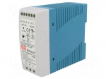 Power supply: switched-mode | 40W | 24VDC | 24&divide;30VDC | 1.7A | 85&divide;264VAC