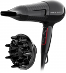 Rowenta x KARL LAGERFELD Powerline CV 591L, hair dryer (black/red)