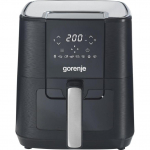 Gorenje air fryer AF1350DWB (black, 1,350 watts, 5.4-liter basket, with viewing window)