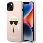 Karl Lagerfeld KLHMP14MSLKHLP Hardcase for iPhone 14 Plus / 15 Plus 6,7" / jght pink