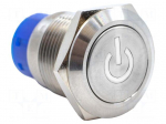 Switch: vandal resistant | Pos: 2 | SPDT | ULV4 | 3A/250VAC | IP67 | white