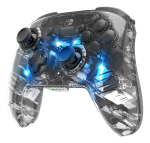 PDP Afterglow Black, Transparent Gamepad Analogue / Digital Nintendo Switch, Nintendo Switch Lite, Nintendo Switch OLED