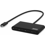 USB-C jaotur 4 pordiga PD 100W adapter