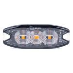 Autolambid, Mootorratta ja traktori valgustid // LED t&ouml;&ouml;tuled autodele ja eritehnikale // Lampa błyskowa ostrzegawcza płaska 3 led r65 r10 12-24v amio-02297