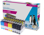 Tindi kassett G&G Brother LC-223 XL komplekt 10 4xBK, 2x C,M,Y