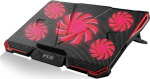 INCA s&uuml;learvuti jahuti 4x 80x15mm ventilaator/LED/2200RPM/2xUSB must jaem&uuml;&uuml;k