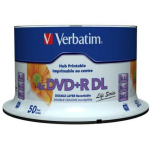DVD+R Verbatim 8,5GB 50pcs 8x wide printable surface